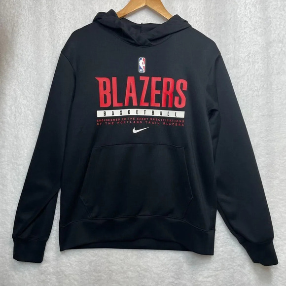 Nike Dri Fit Size Small NBA Blazers Basketball Hoodie Long Sleeve Hooded - Picture 1 of 9
